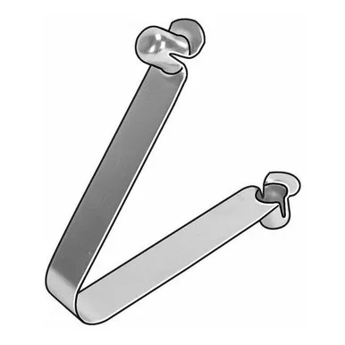 0.312" D x 0.370" H Double End D Style Spring Leg Snap Button, 5 pk.D150