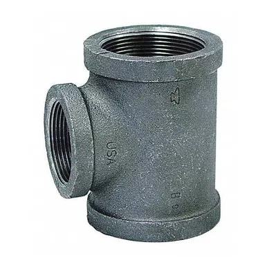 1-1-2" x 1-1-2" x 1-2" FNPT Galvanized Reducing Tee0811046010