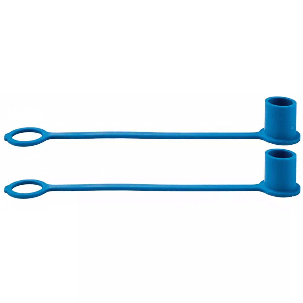 1/2" DUST CAP - BLUE RUBBER - 2 PACK