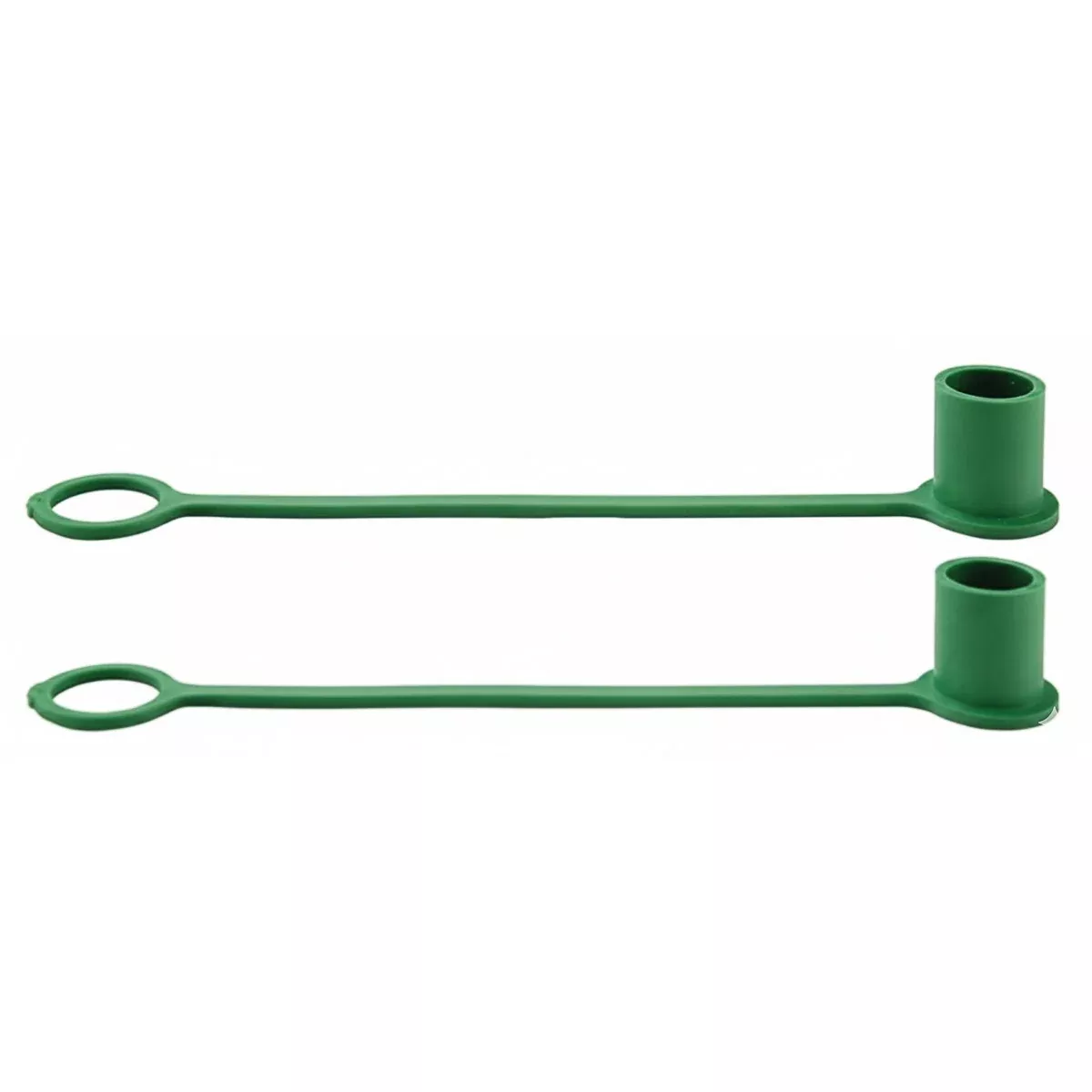 1/2" DUST CAP - GREEN RUBBER - 2 PACK