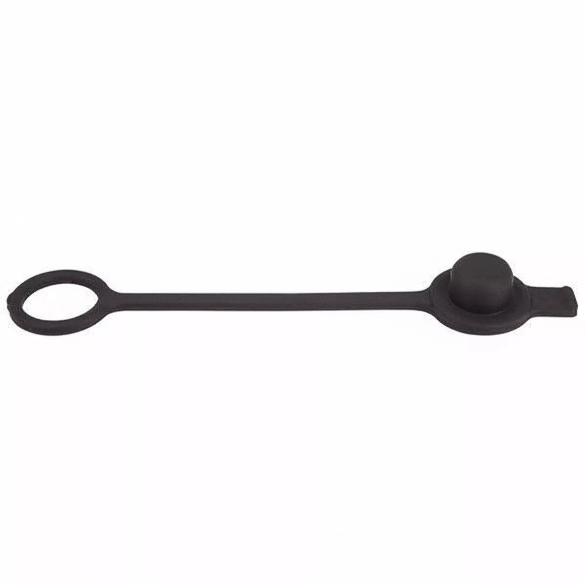 1/2" DUST PLUG - BLACK RUBBER - 2 PACK