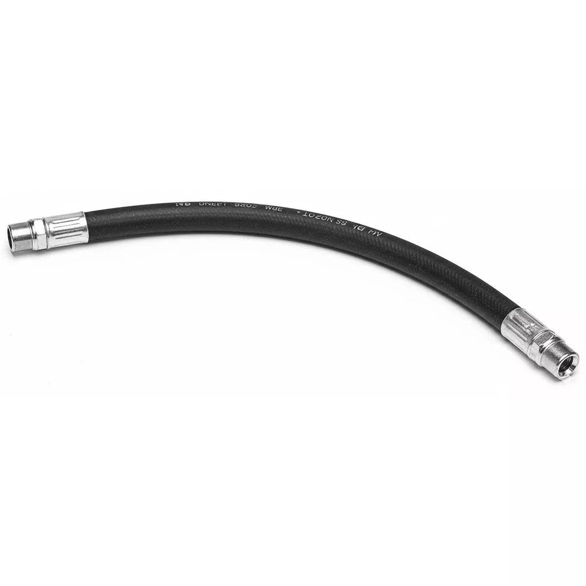 1/2 INCH X 60 INCH 2-WIRE RIGID END HYDRAULIC HOSE ASSEMBLY