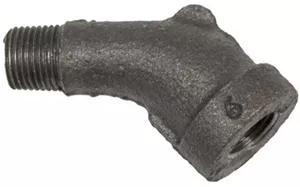 1 /8 Inch Galvanized Street Elbow - 45 Degree for Hydraulic and Irrigation Systems