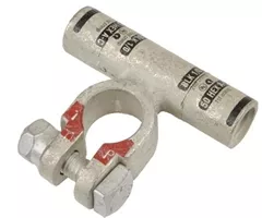 1 AWG Top Post Flag Battery Terminal for Tractor and Equipment Electrical Systems
