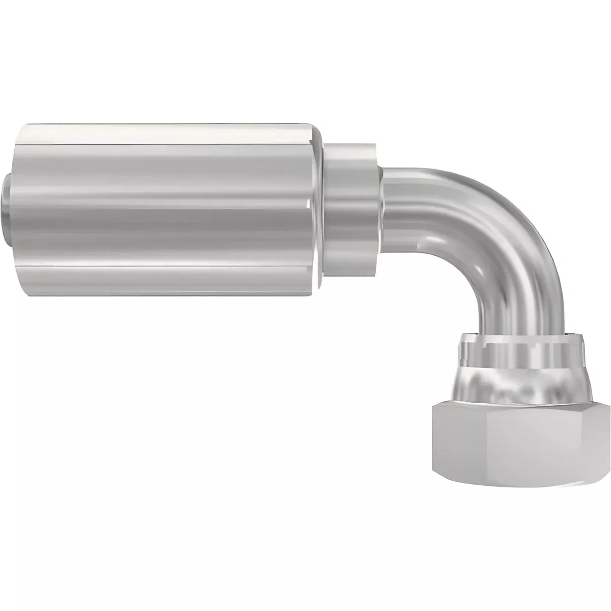 1 INCH HOSE X 1-5/16 JIC FEMALE ELBOW - 90 SWIVEL
