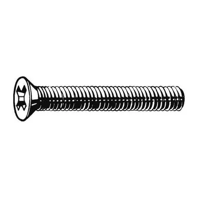 #10-24 x 2-1-2 in Slotted Round Machine Screw, Plain 18-8 Stainless Steel, 50 PKU51213.019.0250