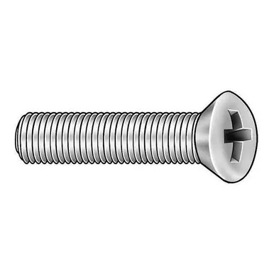 #10-32 x 1-2 in Phillips Oval Machine Screw, Plain 18-8 Stainless Steel, 100 PKU51320.019.0051