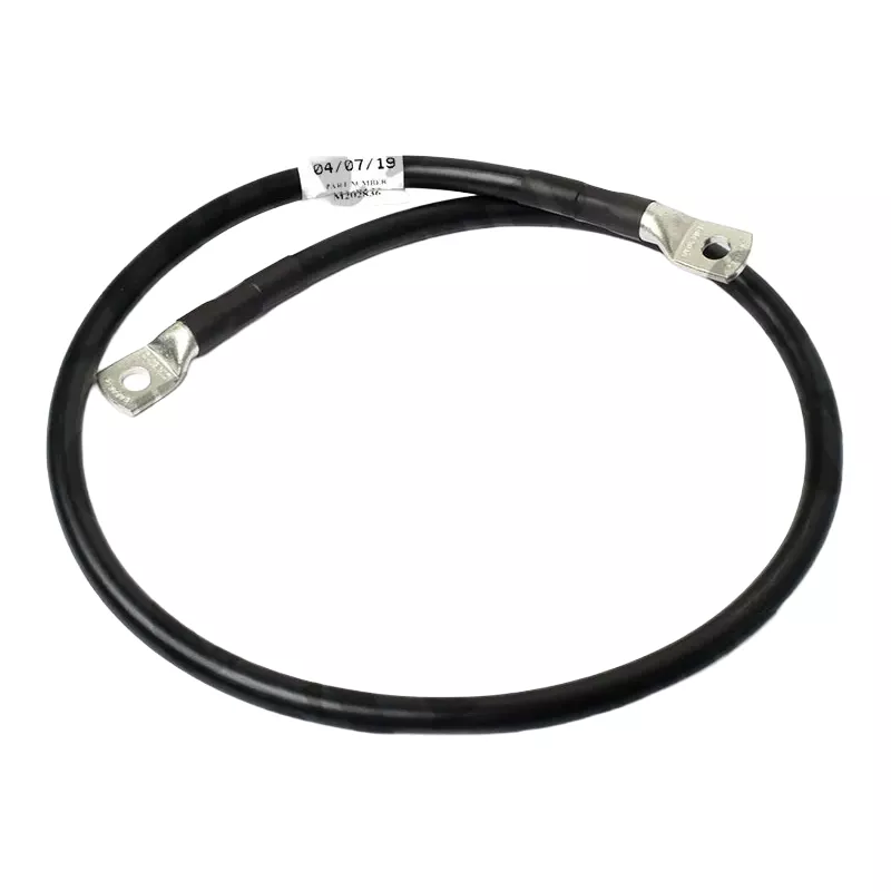 1000mm Extended Negative Battery Cable with Eye Terminal for Agricultural Equipment