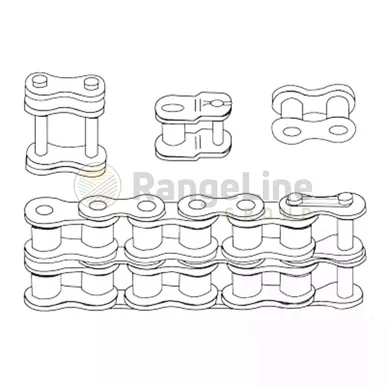 10FT Roll Double 80 Roller Chain Import