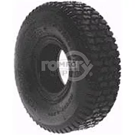 11X400X4 Turfsaver Tread, 2 Ply Tubeless Tire