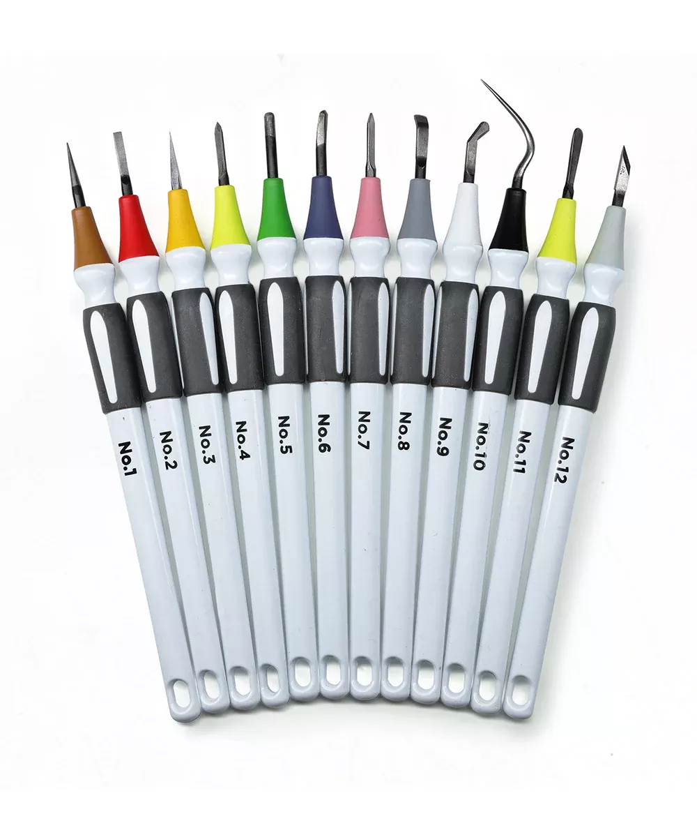 12-Piece Precision Wax Carving Pen Set