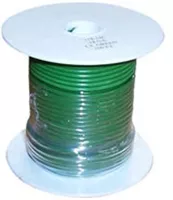 16 Gauge Green Primary Wire - 100 Foot Spool for Tractor and Equipment Electrical Systems
