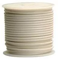 16 Gauge Primary Wire - 100 Foot White Spool for Electrical Repairs