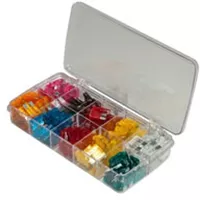 160-Piece ATO Blade Fuse Assortment Kit in 12-Compartment Storage Box