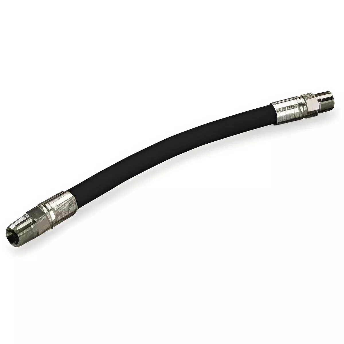 3/8 INCH X 180 INCH 2-WIRE RIGID END HYDRAULIC HOSE ASSEMBLY