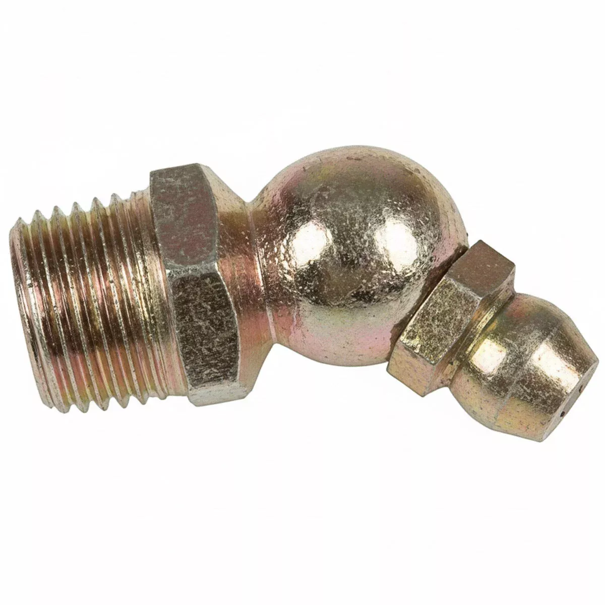 8MM METRIC 45° GREASE ZERK - BAG 10
