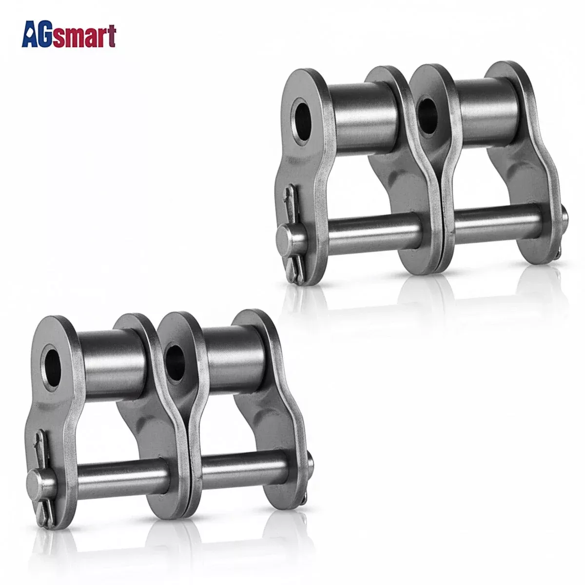 AgSmart Roller Chain Offset Half Link - #60 Double Strand, 2-Pack