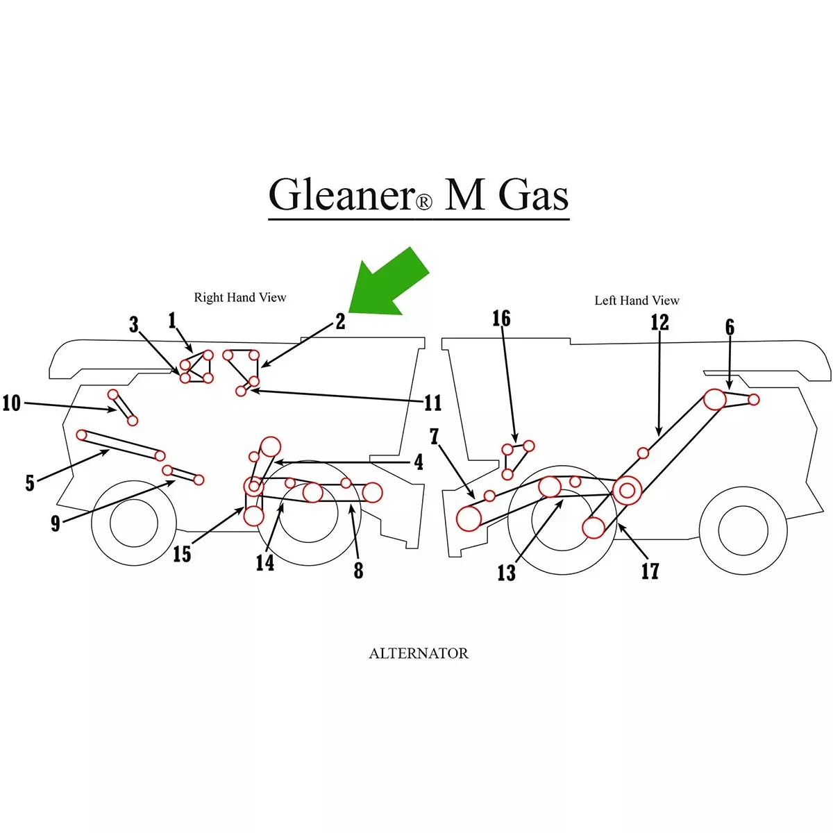 Alternator Belt for Gleaner | 71165501