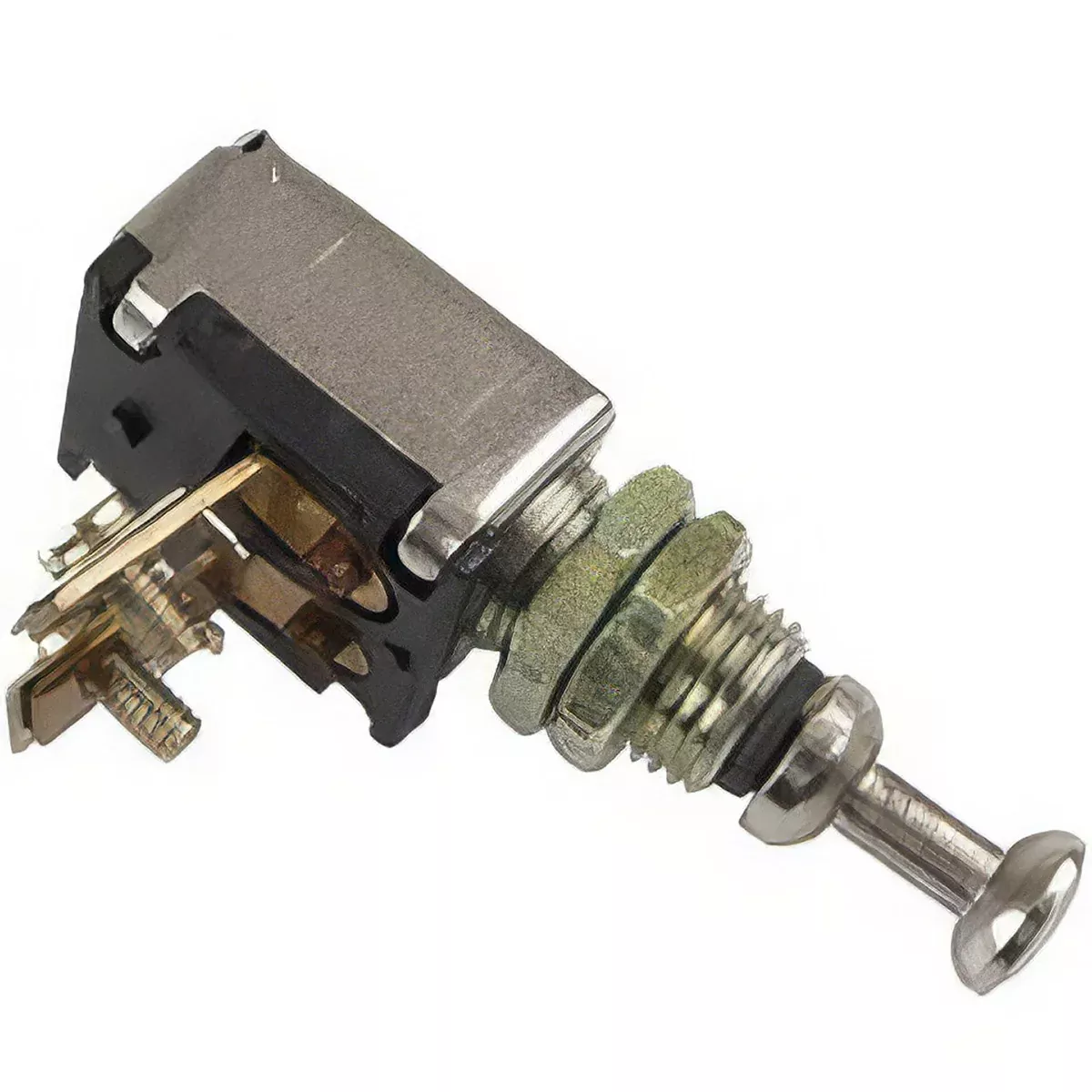 CHROME KNOB PUSH/PULL - TWO (2) POSITION VERTICAL, NON FUSED