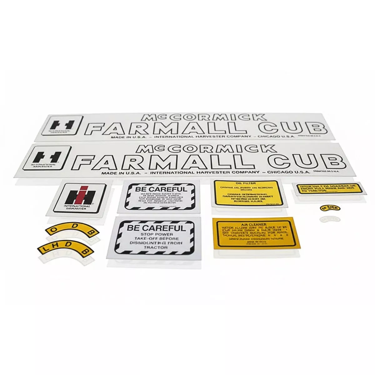 DECAL SET FOR FARMALL CUB