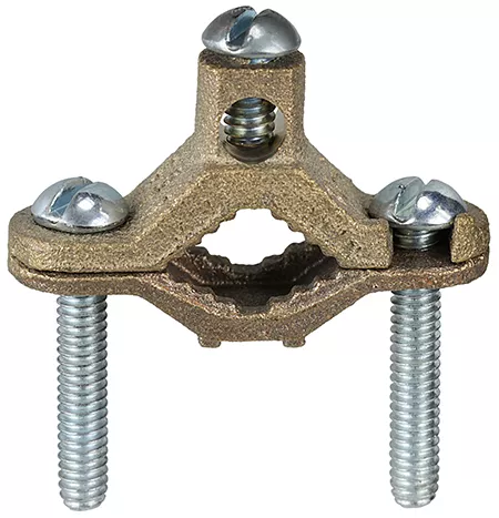 Dottie 27 1-1/4" to 2" Bare Ground Clamp, #10 Sol. - #2 Str.