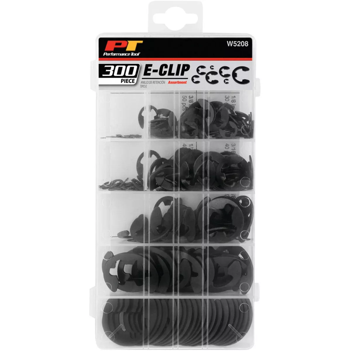 E-CLIP ASSORTMENT - 300PC