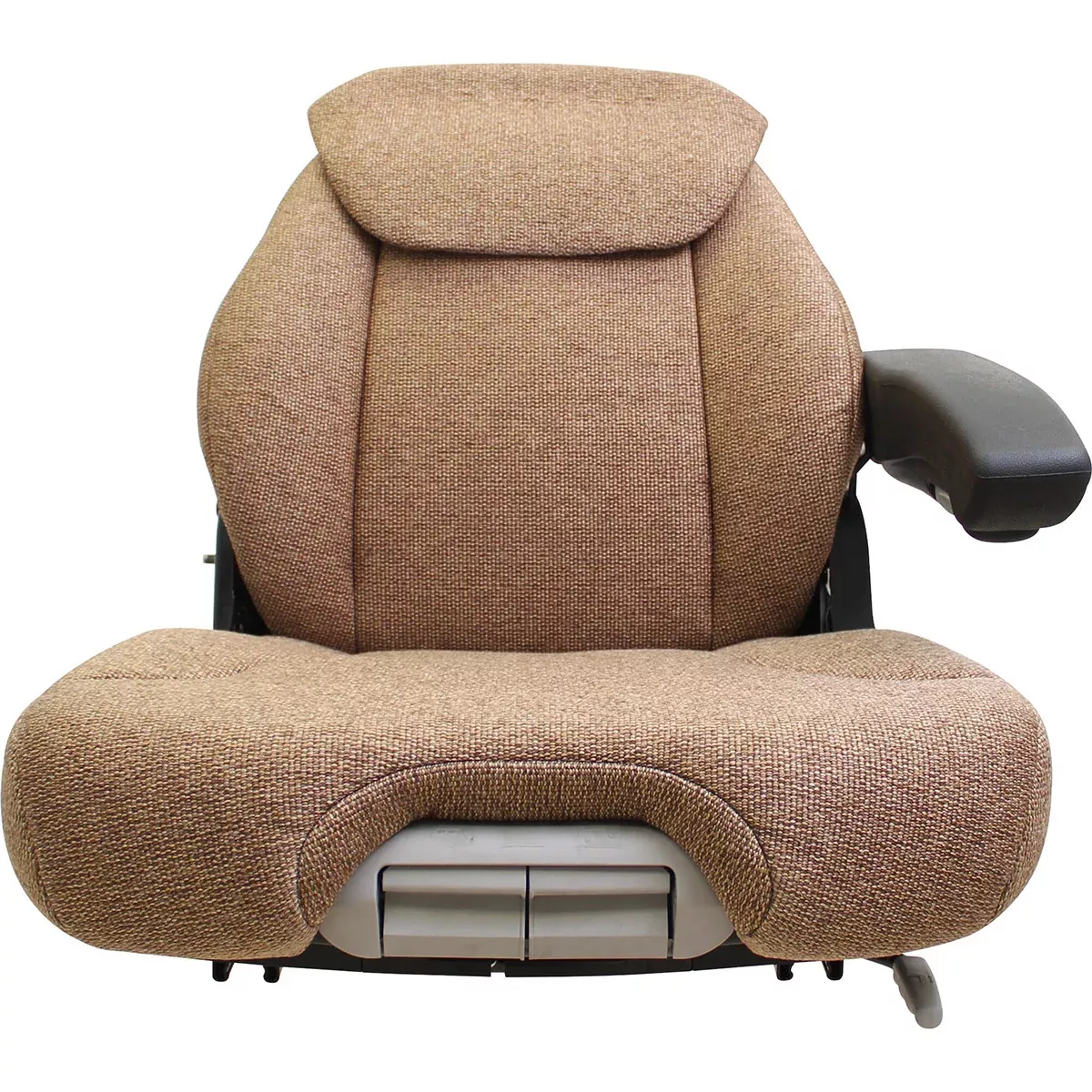 Grammer Seat Assembly with Command Arm, Brown Fabric for John Deere 7200, 7210, 7410+ | SS11003
