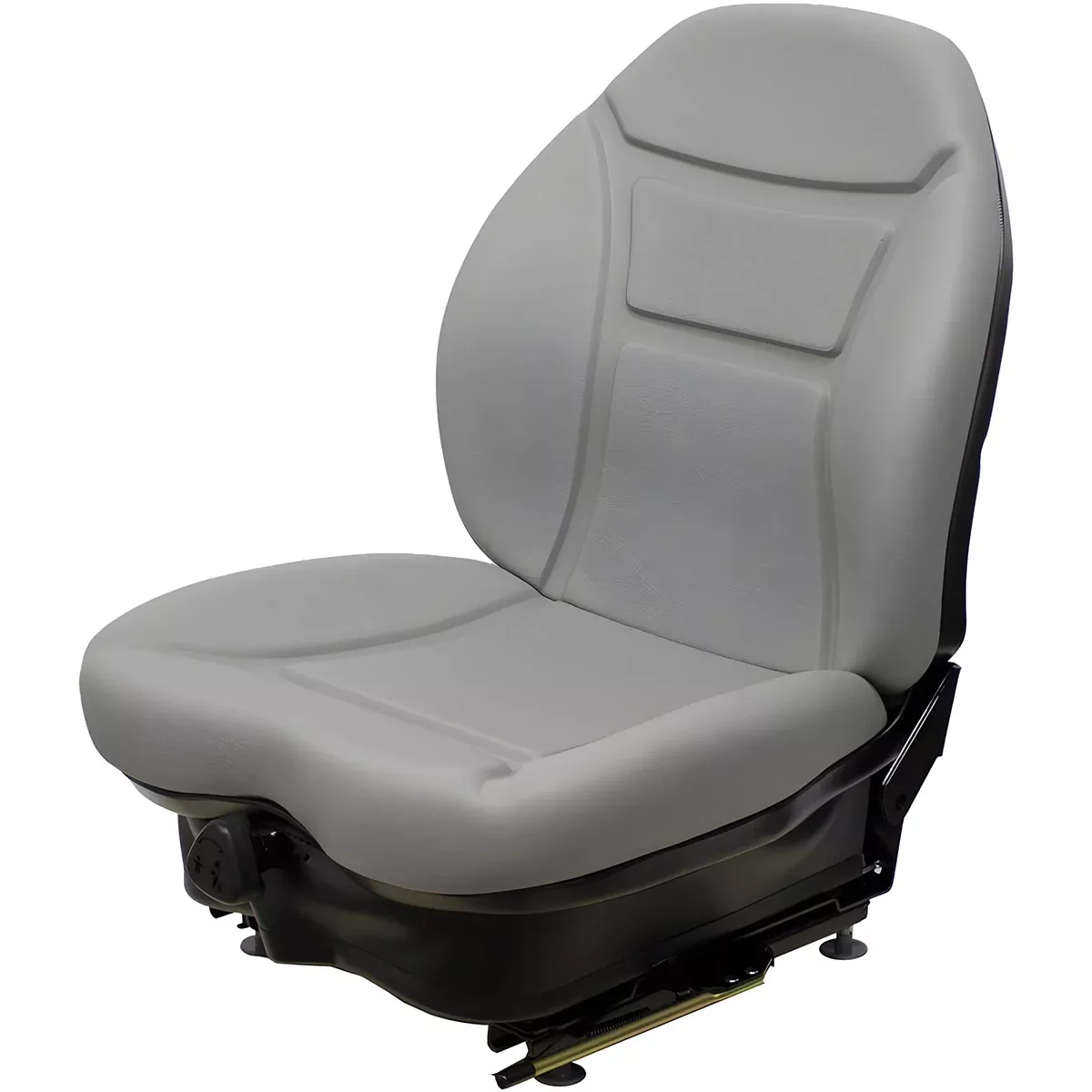 Gray Seat and Suspension Assembly for Bobcat and Caterpillar Skid Steer | SS8029