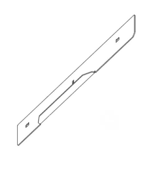 Hustler OEM 112931 Front Right Side Adj. Baffle or Discharge - Side Baffle Fits Hustler 2011 - 2017 Super Z / 2013 - 2017 Super Z HD / 2017 - Earlier Diesel Z Models (72 in. Side Discharge Models Only).