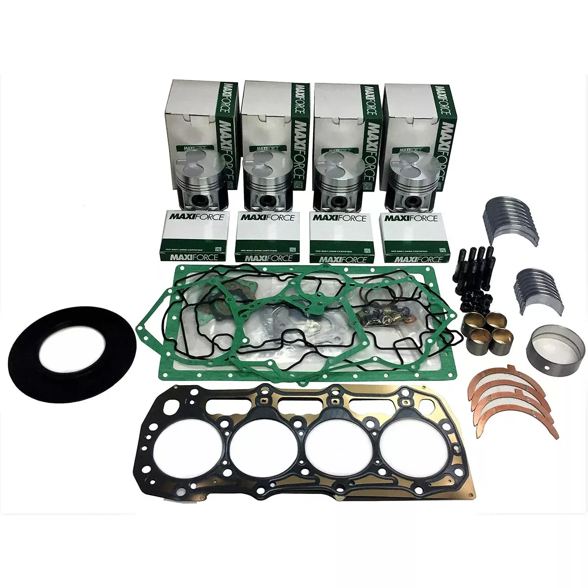 Maxiforce Basic Engine Kit, Standard Pistons, Standard Main Bearings, .010" Rod Bearings, D3.152 for Perkins BK307