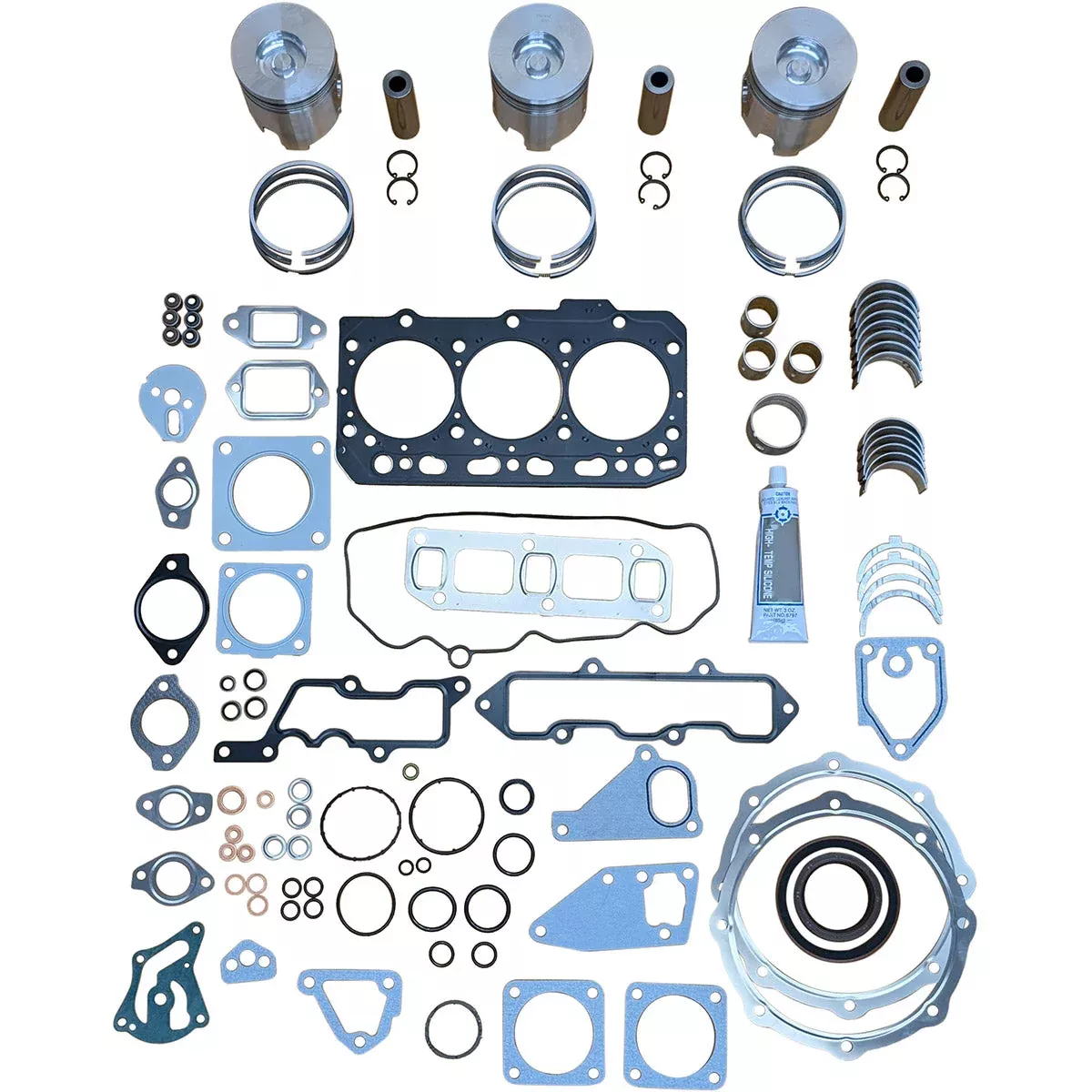 Maxiforce Overhaul Engine Kit, Standard, 3TNV88C Tier 4 Final for Yanmar