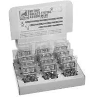 Metric Grease Fitting Multi-Pack - 12 Clamshell Packages with Assorted Fittings
