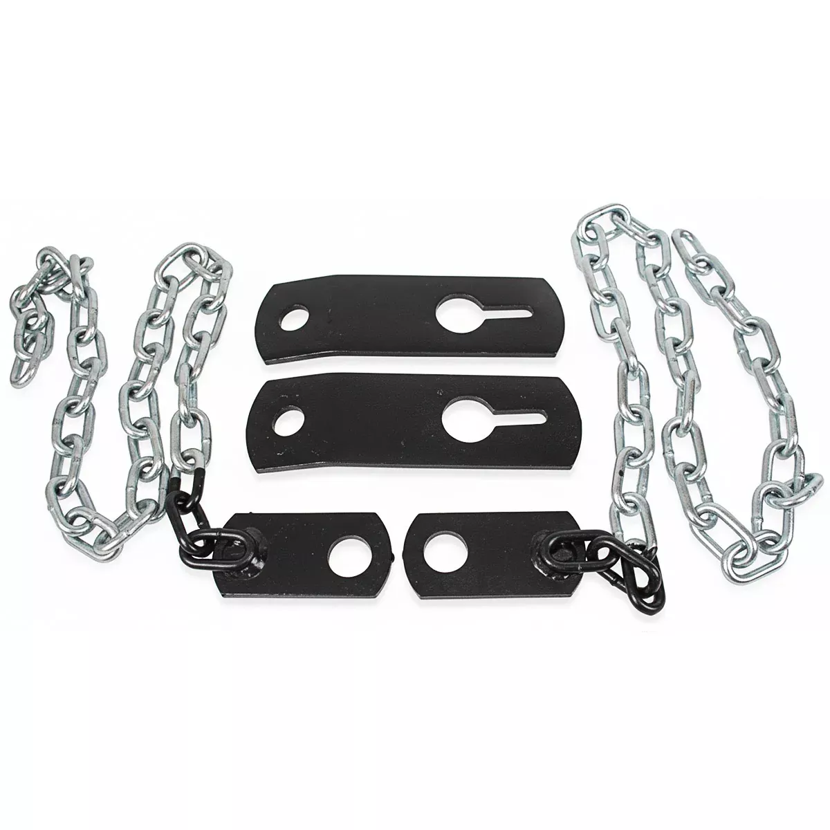 MOWER DECK STABILIZER KIT. CONTAINS 2 BRACKETS AND 2 CHAINS