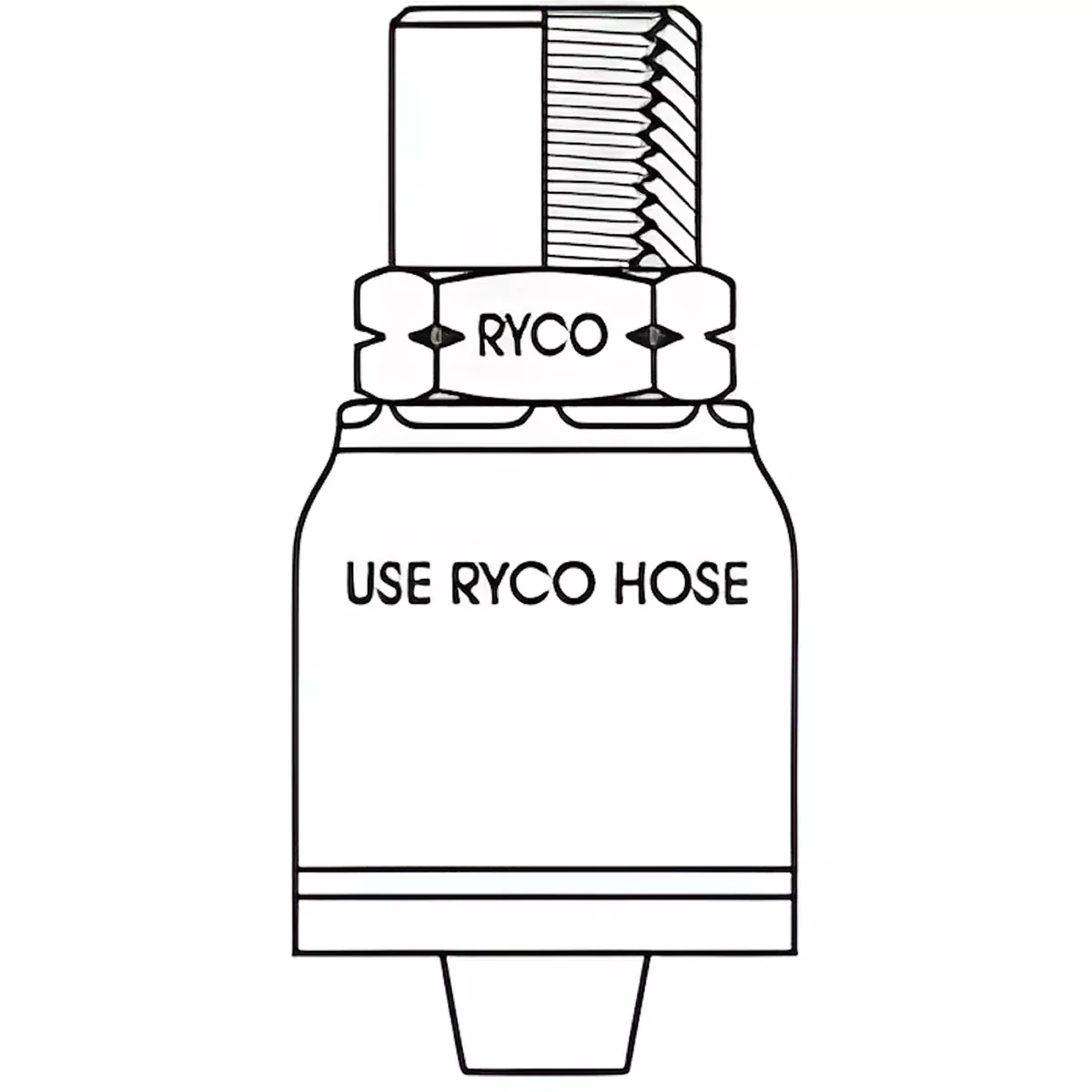 NPSM FEMALE WITH 1/2 INCH THREAD FOR 1/2 INCH HOSE