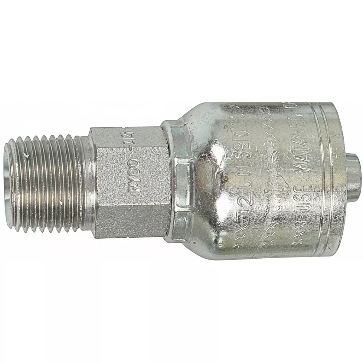 NPT MALE WITH 3/8 INCH THREAD FOR 3/8 INCH HOSE