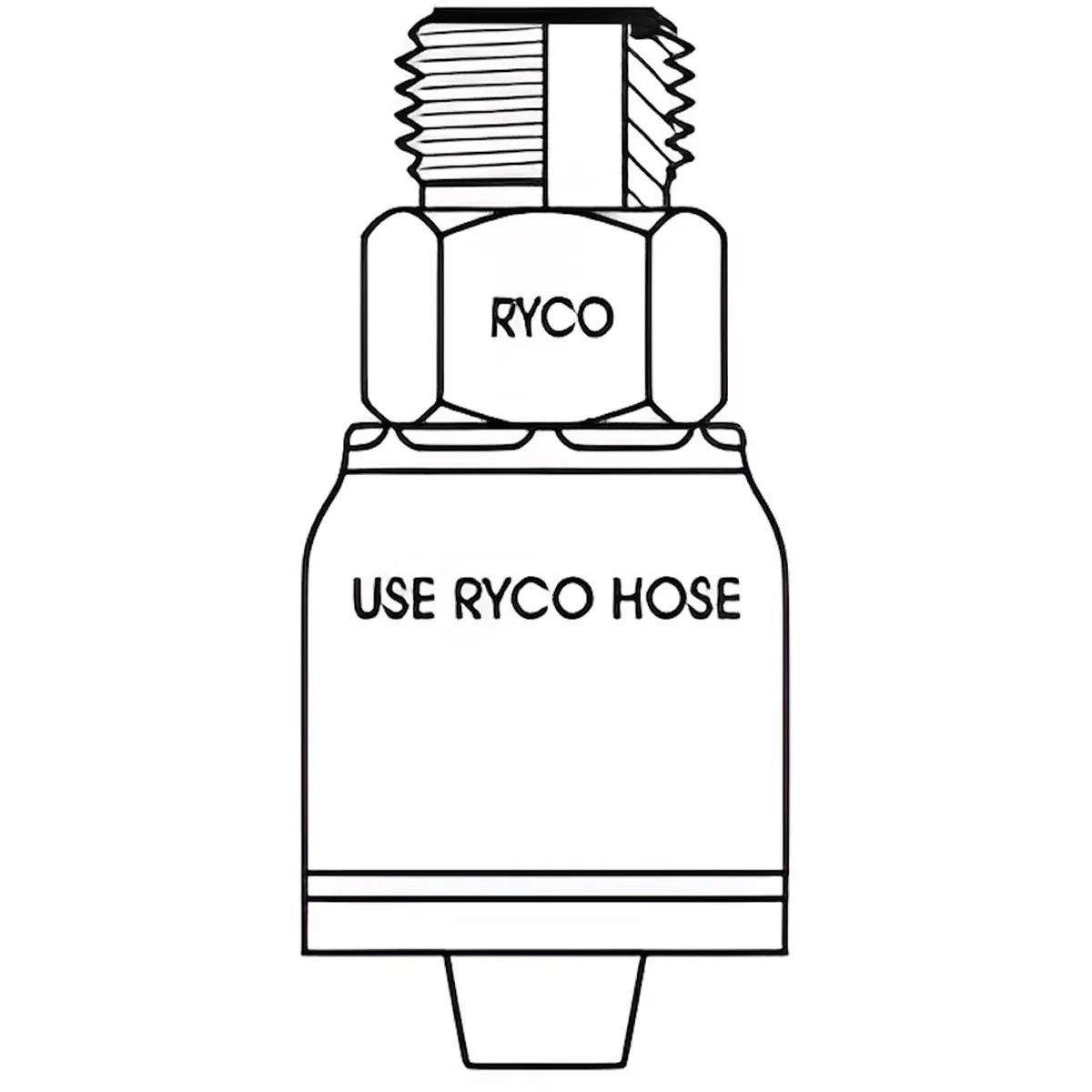ORFS MALE WITH 13/16 INCH THREAD FOR 3/8 INCH HOSE