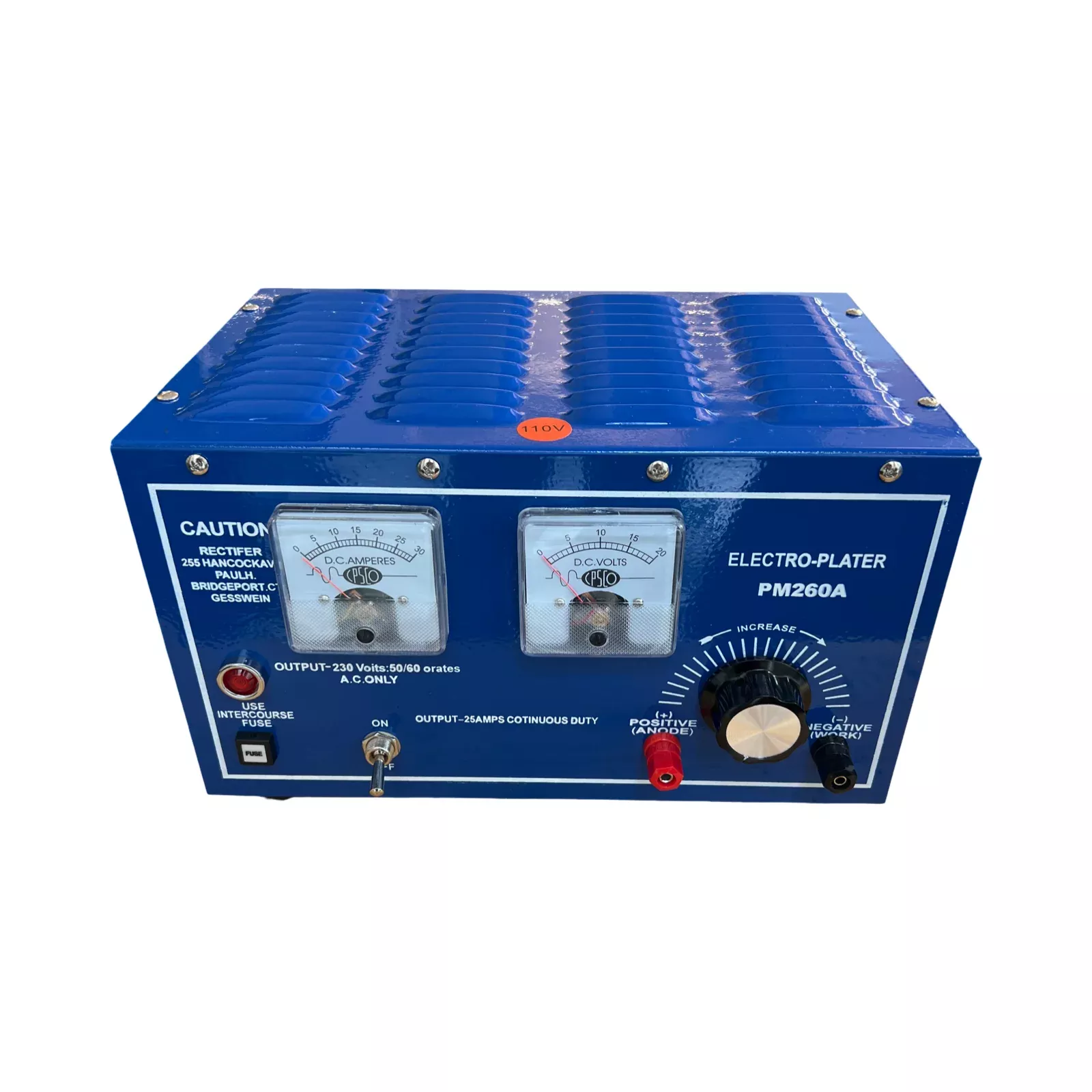 Plating Machine - 25 Amp Rectifier