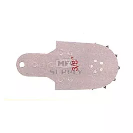 Power Match Oregon sprocket tip (with rivets). 3/8 pitch