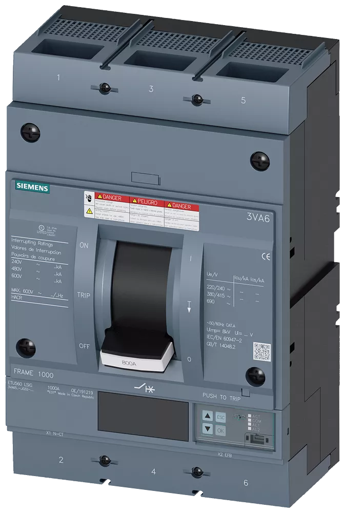 Siemens Ca 3VA65805JQ320AA0 3VA6,FS