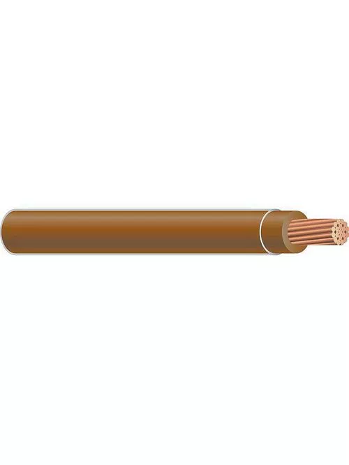 TFFN 18 Stranded Brown Cable, Copper Conductor (500' Spool)