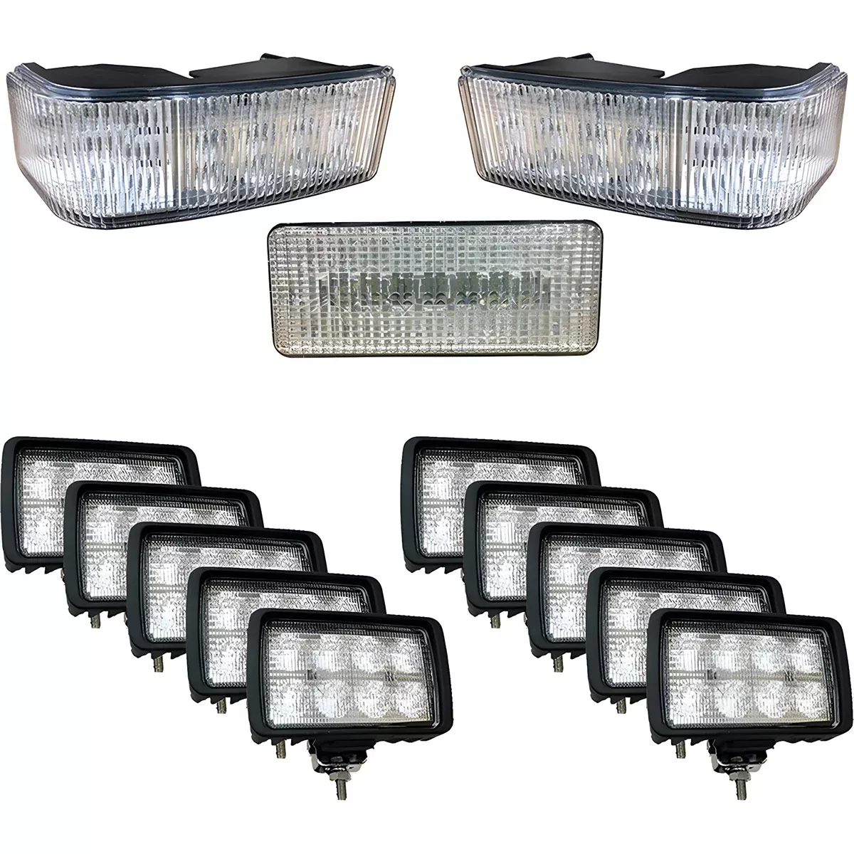 Tiger-Lights Complete LED Light Kit for Case IH STX and Steiger | TLCASEKIT7
