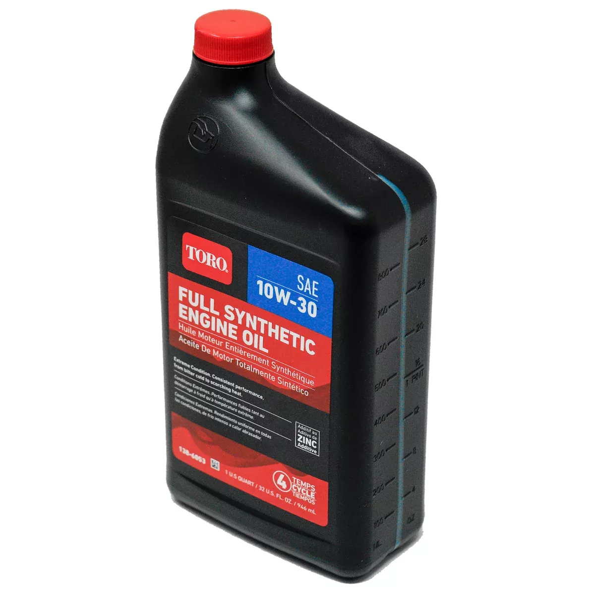 Toro 138-6053 Full Synthetic SAE30 10W30 Oil 32 oz.