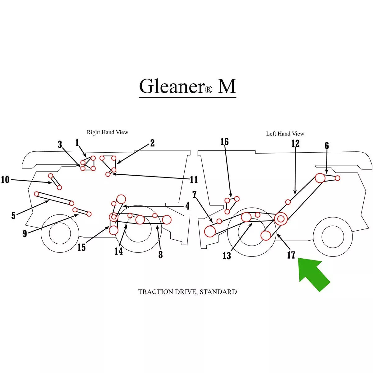 Traction Drive Belt for Gleaner | 71167114
