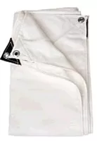 White Canvas Cover for RU-50 ROPS Umbrella Systems