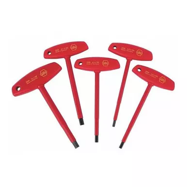 Wiha 5 Piece Metric T-Shape Hex Key Set, 33478 33478