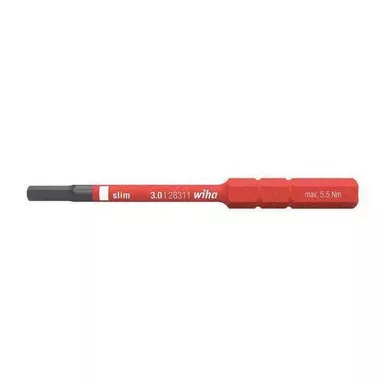 Wiha ScrewdriverBlade,L:2 15-16",BitSize:6mm 28338
