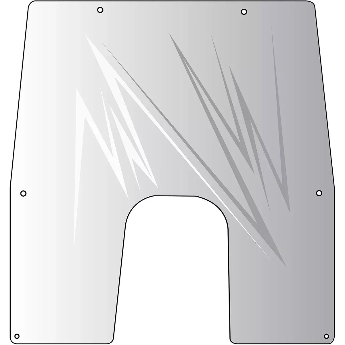 Windshield Glass, Fixed for John Deere 6105M, 6110M, 6115M+ | L213348
