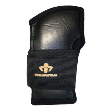 Wrist Support, Vinyl and Foam, Single Strap, Ambidextrous, Black, Size UniversalEL420