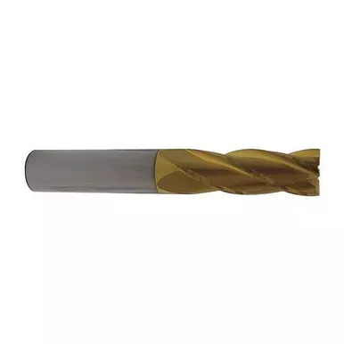 Yg-1 Tool Square End Mill, 0.5 in, Carbide 07593TN