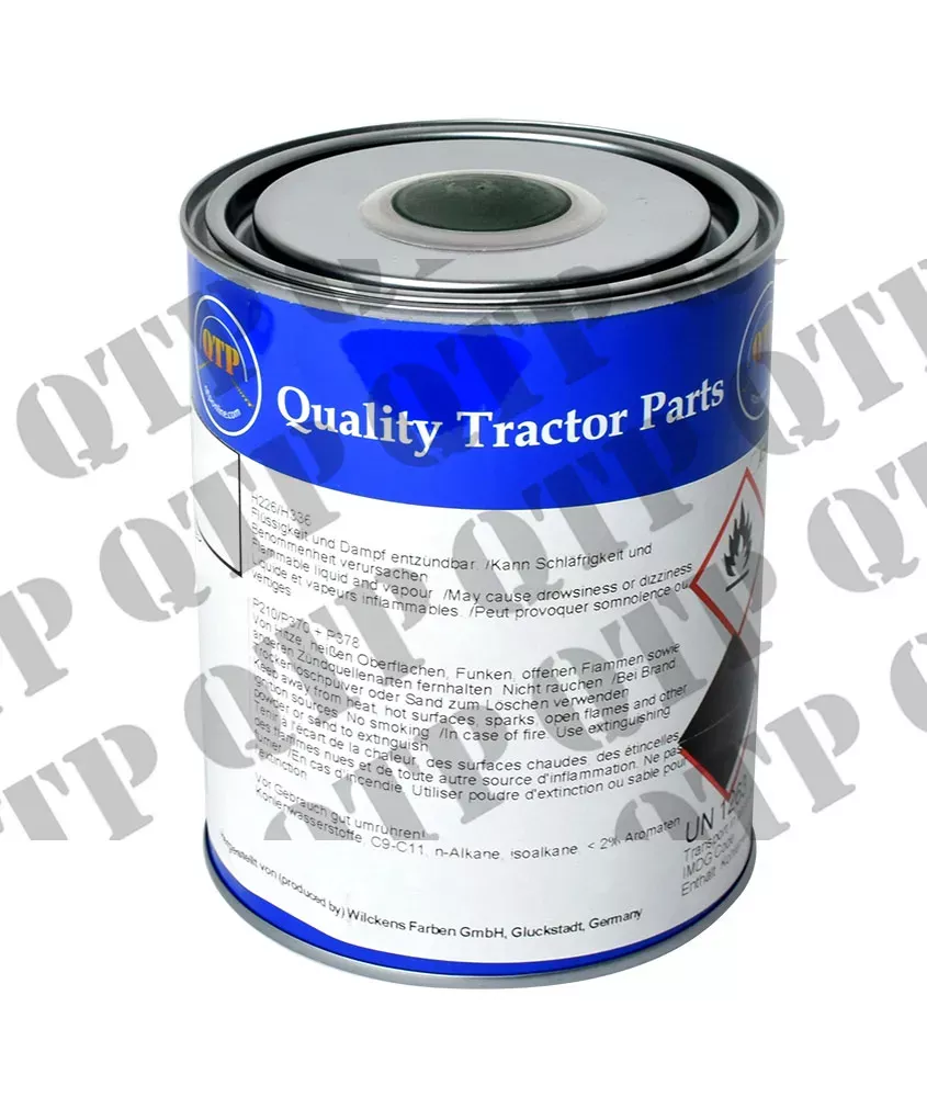 Zetor Chassis Green Paint - 1 Liter Professional Farm Equipment Coating